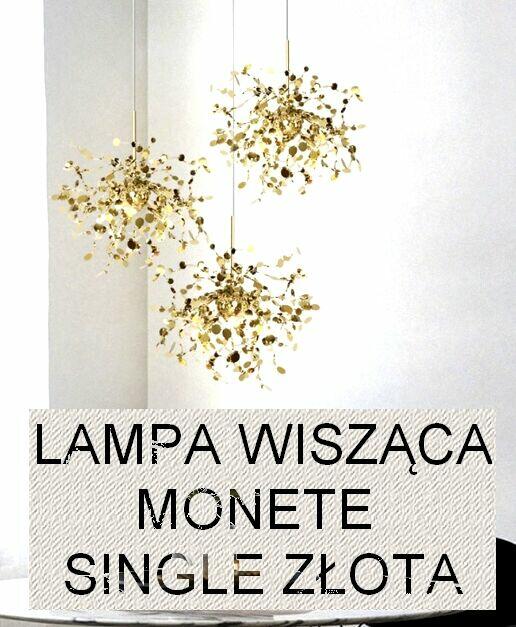 Lampa Wisząca, Lampa ścienna ze złota, Sklep z meblami.