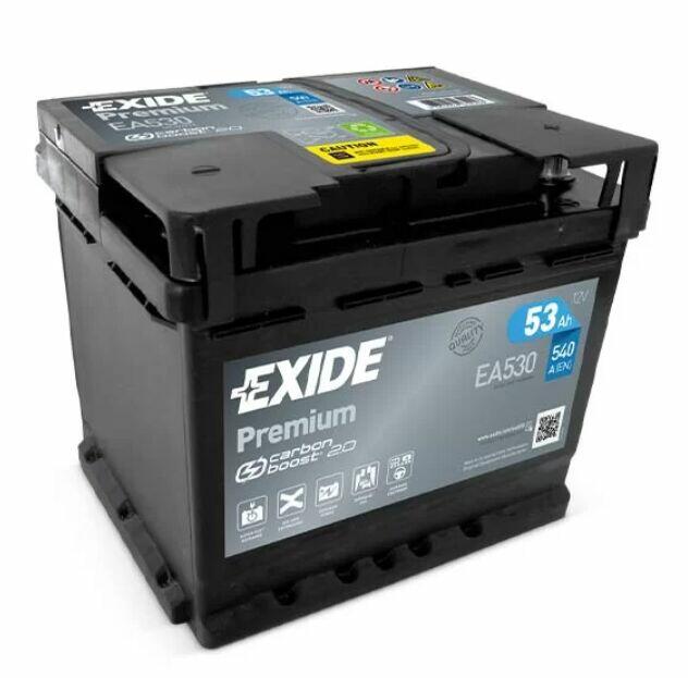 Akumulator 53Ah 540A Exide Premium PRAWY PLUS
