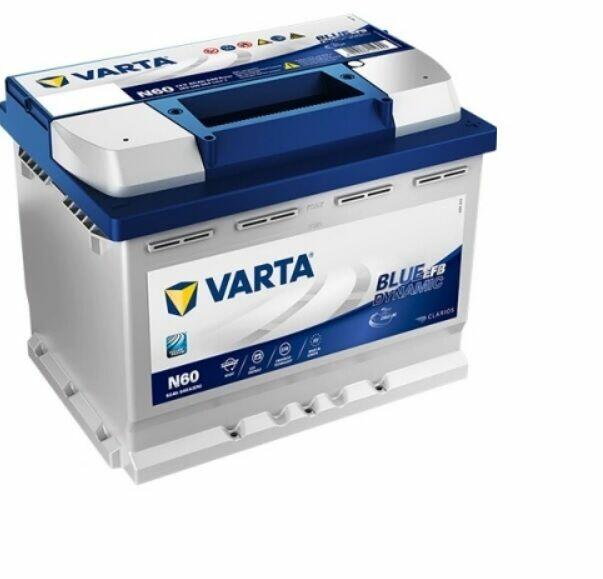 Akumulator 60Ah 640A VARTA Blue Dynamic EFB START&STOP N60