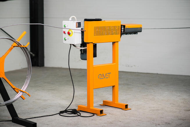 Prościarka elektryczna do drutu PR 6/8-14 rolkowa OLMET.