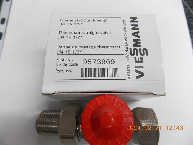 ZAWÓR TERMOSTATYCZNY 1/2 PROSTY VIESSMANN