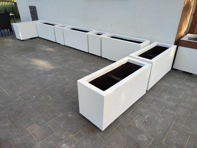 Donice ogrodowe termo. Różne wykończenia. Dowolne wymiary