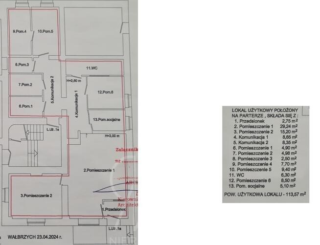 lokal użytkowy przy głównej ulicy