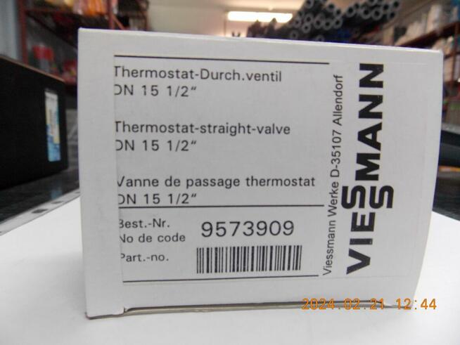 ZAWÓR TERMOSTATYCZNY 1/2 PROSTY VIESSMANN