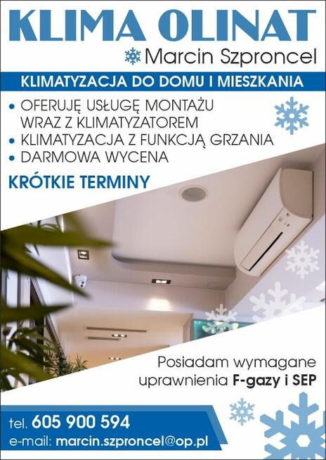 Klimatyzacja do domu I mieszkania