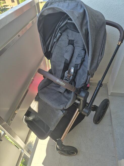 Wozek Cybex Priam 2w1 stelaż Rose Gold