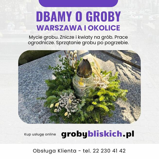Sprzątanie grobów Warszawa - stała opieka nad grobem