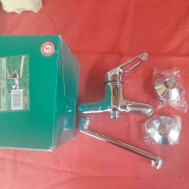 Bateria zlewozmywakowa Ferro BR5 Chrom