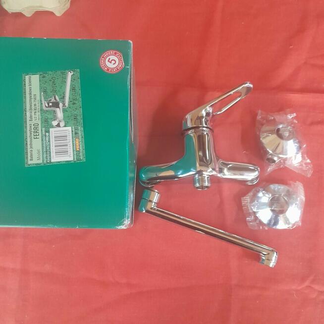Bateria zlewozmywakowa Ferro BR5 Chrom