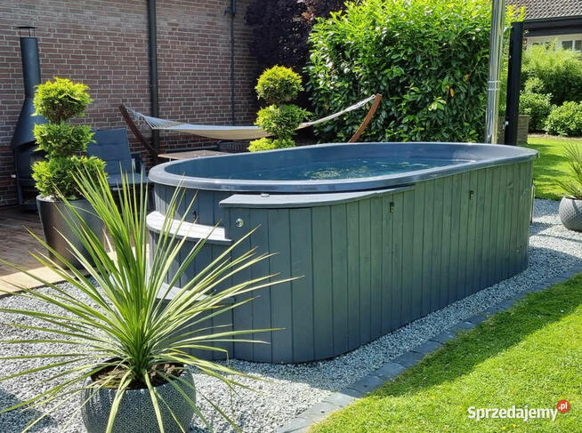 Basen Wolnostojący SPA z Hydromasażem, Jacuzzi, pokrywa