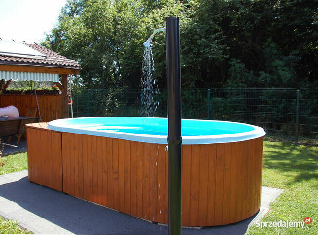 Basen Wolnostojący SPA z Hydromasażem, Jacuzzi, pokrywa