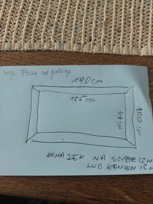 Stol loftowy do wykonczenia szyba lub kamieniem