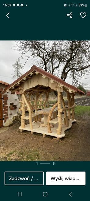 Altany altanki na zamówienie solidne z bali