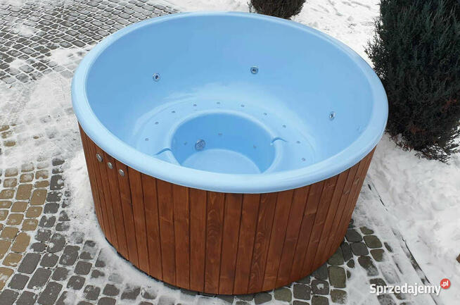 BALII OGRODOWE 6os całoroczne jakuzzi, wanna spa, piec inox