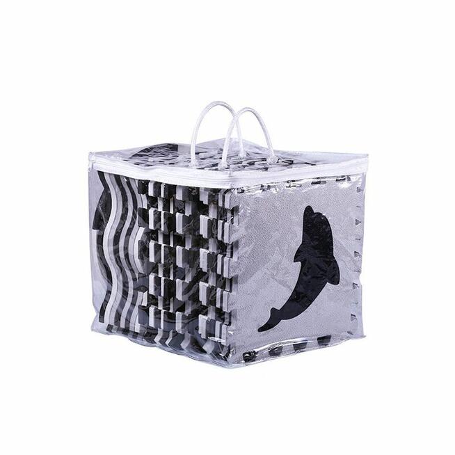 Woopie Baby Mata Piankowa Kontrastowa ze Zwierzętami Puzzle