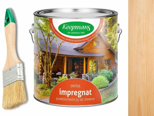 Impregnat do drewna IMPRA Koopmans 5l bezbarwny UV olej