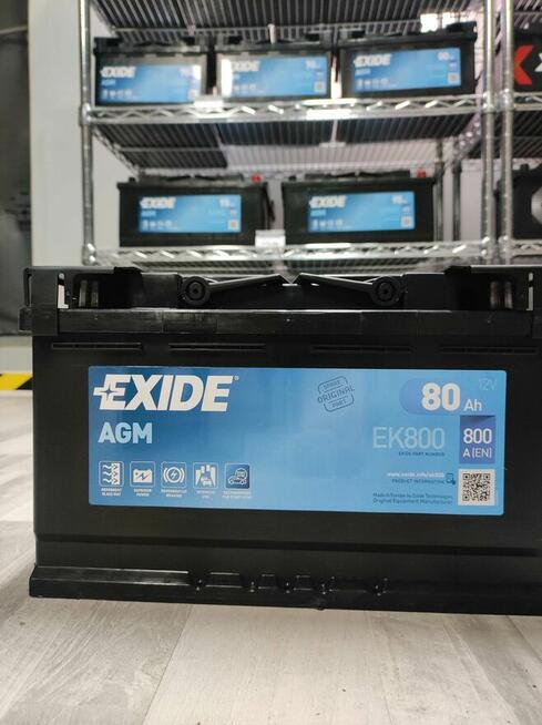 Akumulator EXIDE AGM START&STOP EK800 80Ah 800A 538x367x893