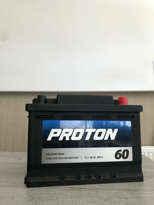 Akumulator PROTON 60Ah niski 480A Chopina 1 DARMOWY DOWÓZ