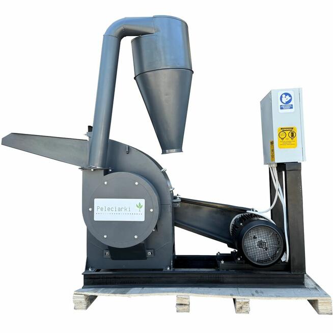 Młyn Bijakowy Rozdrabniacz do Biomasy 15kW WYDAJNOŚĆ 1000kg