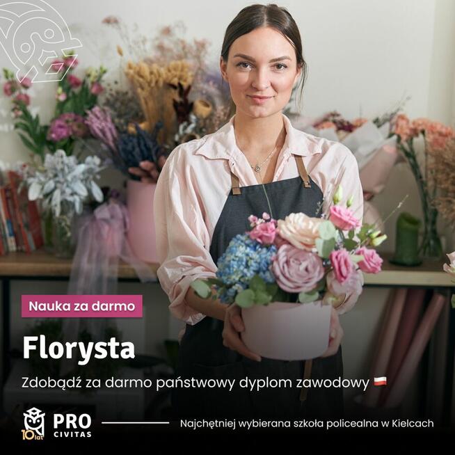 Sprawdzony bezpłatny kierunek: Florysta w PRO Civitas.