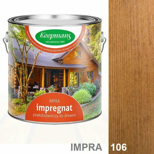 Impregnat do drewna IMPRA Koopmans 5l orzech brazyl.106 olej