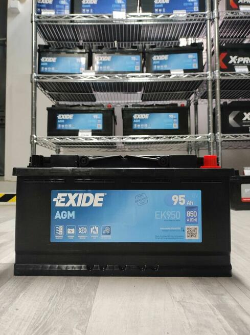 Akumulator EXIDE AGM START&STOP EK950 95Ah 850A 538x367x893
