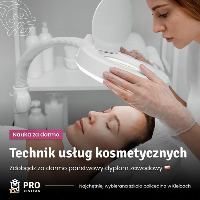 Technik usług kosmetycznych w PRO Civitas. Zawód w 2 LATA!