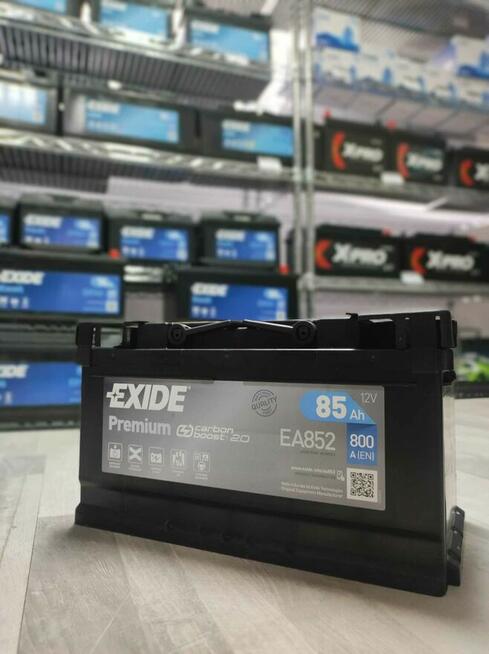 Akumulator Exide Premium 85Ah 800A EA852 538x367x893