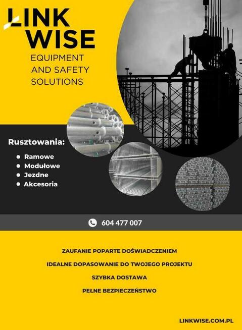 Rusztowania Ramowe plettac - zestaw pow. robocza 90 m2