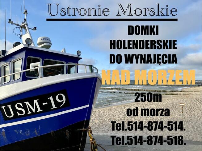 Wakacje Nad Morzem Domki Holenderskie 250 m od Morza