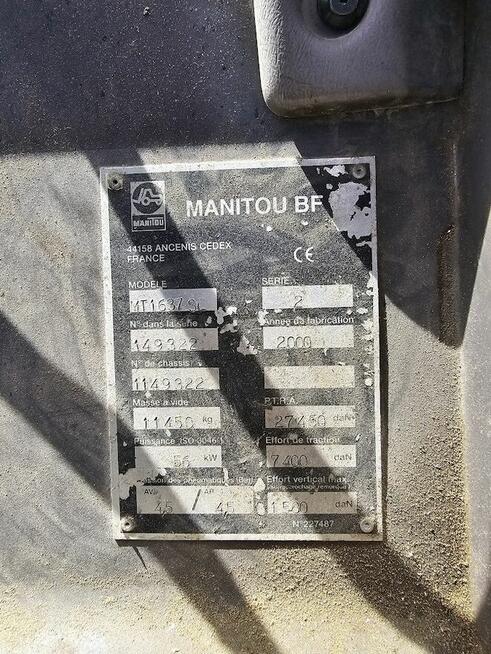 ŁADOWARKA TELESKOPOWA MANITOU MT1637 SL