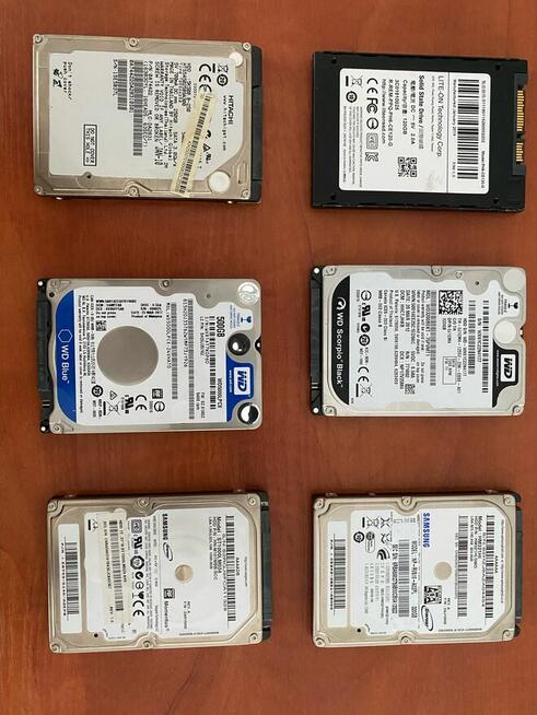 Syndyk sprzeda dyski twarde 250-1000 GB (uszkodzone)