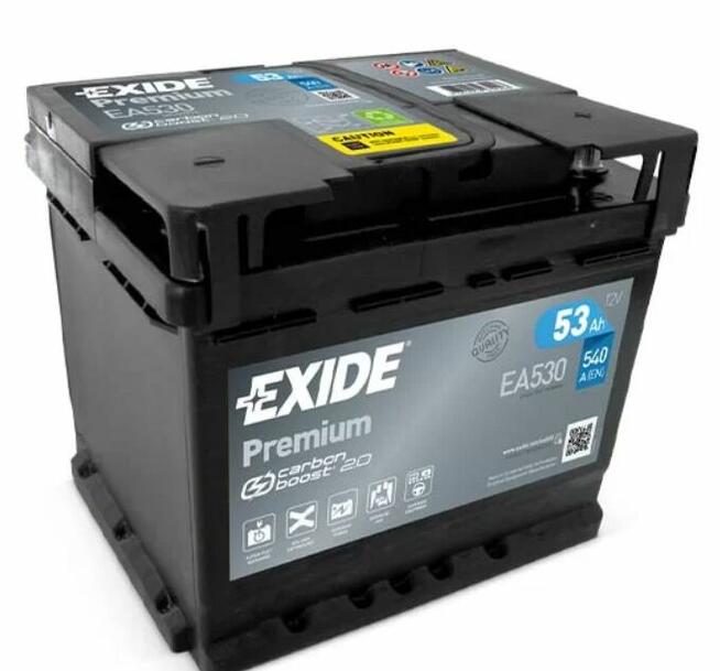 Akumulator Exide Premium 53Ah 540A PRAWY PLUS