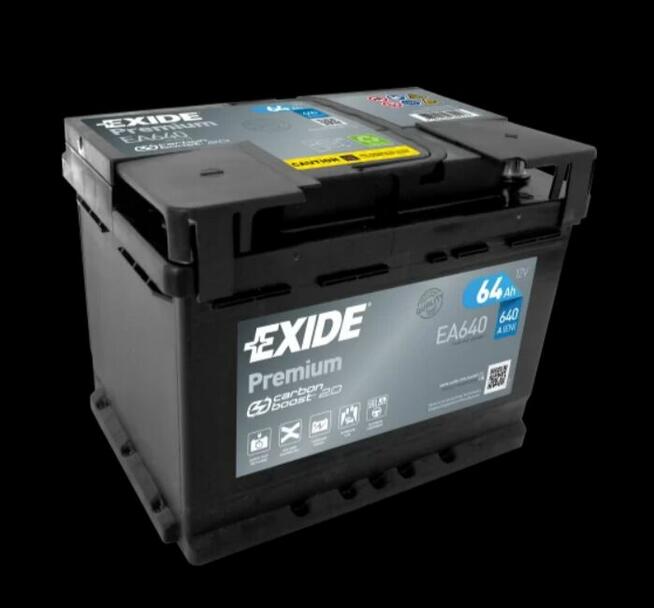 Akumulator 64Ah 640A Exide Premium