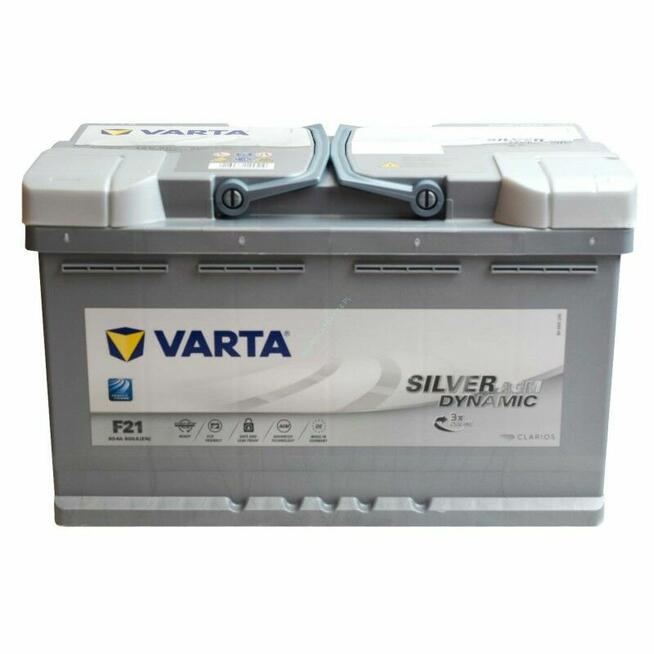 Akumulator VARTA Silver Dynamic A6 80Ah 800A START&STOP AGM