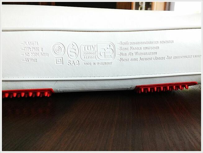 Poduszka elektryczna do masażu i rozgrzewania stóp PLANETA