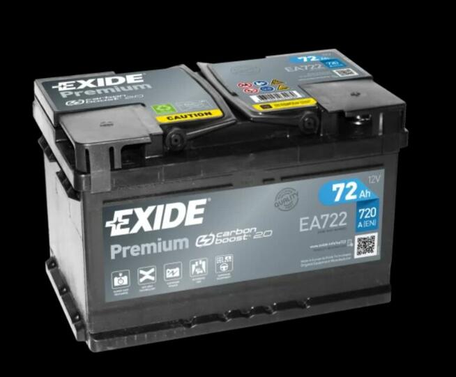 Akumulator 72Ah 720A Exide Premium