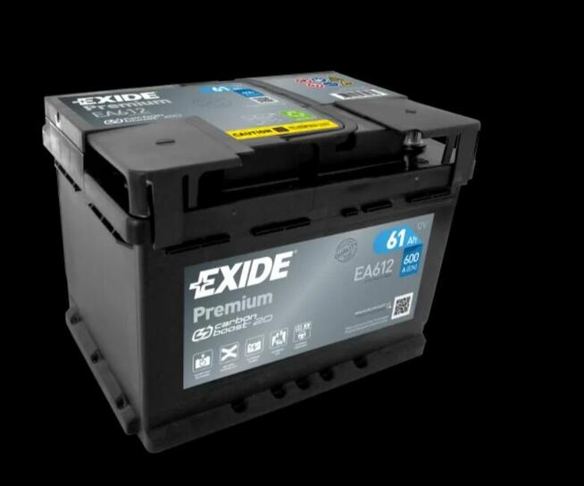 Akumulator Exide Premium 61Ah 600A PRAWY PLUS