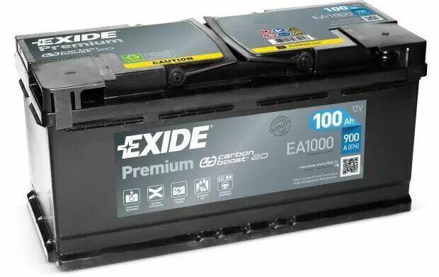 Akumulator Exide Premium 100Ah 900A EN EA1000 PRAWY PLUS