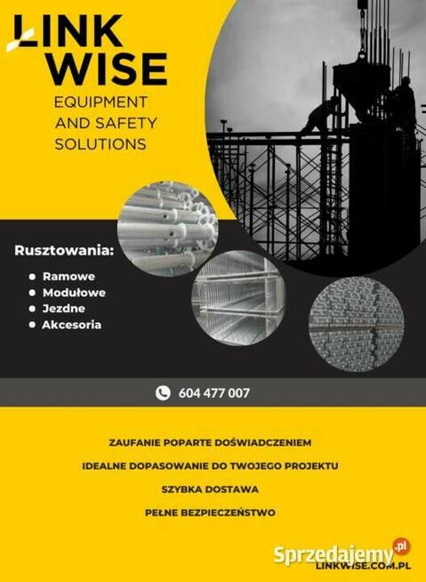 Rusztowanie elewacyjne Baumann - zestaw pow. rob. 92m2