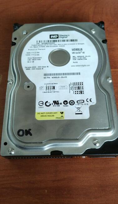 Dysk do retro komputera HDD 80 GB ATA Stan BDB!