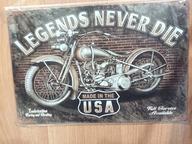 stare motocykle blachy 30x20 cm nowe