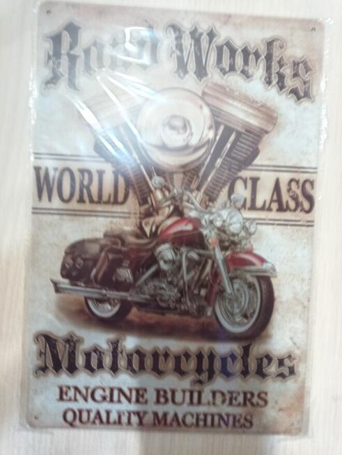 stare motocykle blachy 30x20 cm nowe
