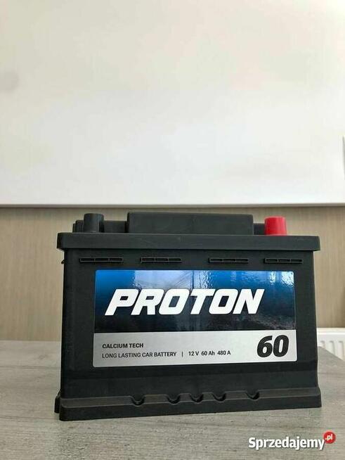 Akumulator PROTON 60Ah 480A EN PRAWY PLUS niski