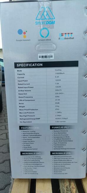Nowy Klimatyzator DGM PAC-W11C02 Wi Fi pilot
