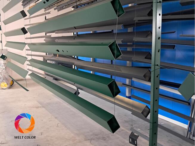 Nowoczesna lakiernia proszkowa Welt Color. Malowanie proszko