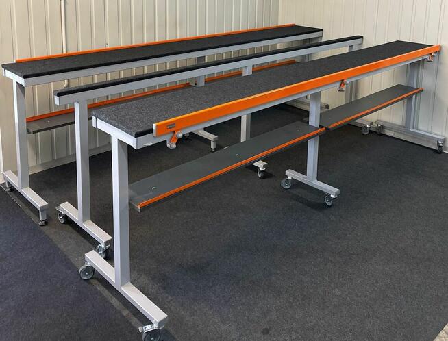 Stół do aretowania rolet zewnętrznych 300 cm / trzy sekcje