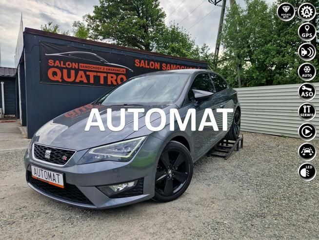 Seat Leon Kredyt. Automat. Wersja FR. Full Led. Pół-skóra. Klimatronik.