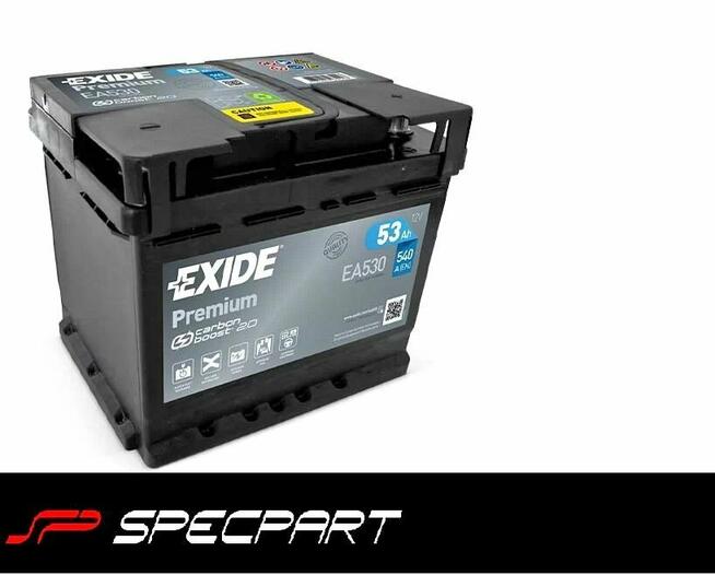Akumulator Exide Premium 53Ah 540A PRAWY PLUS
