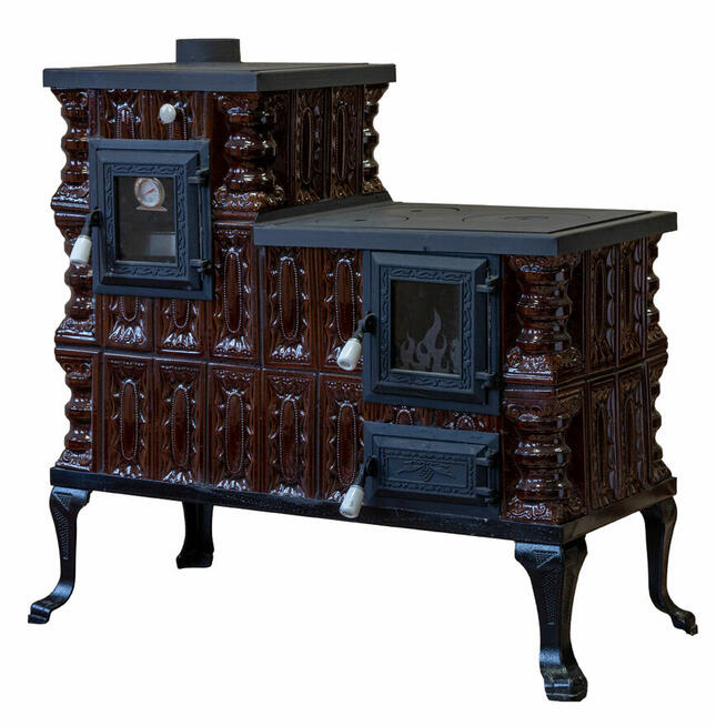 Kaflowa kuchnia węglowa 3/2 K+S+S+Ż